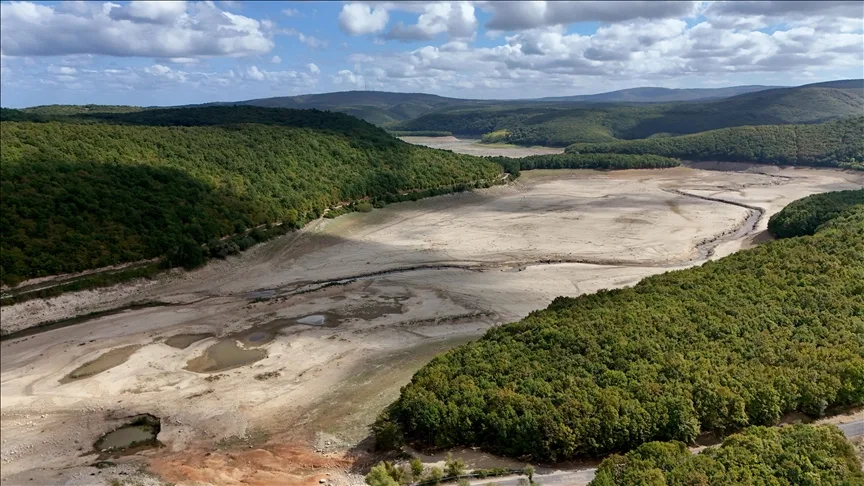 İstanbul’a su sağlayan Kazandere Barajı kuruma noktasına geldi