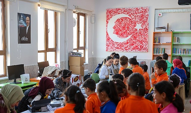 Selçuklu Sanat ve Tasarım Atölyesi’nden dış mahallelerdeki öğrencilere sanat etkinliği