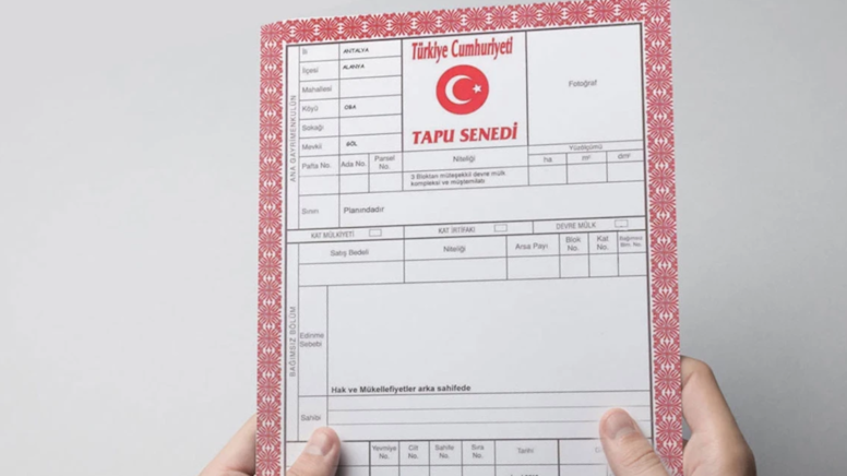 Binlerce tapu sahibinin adresine bu yazı gönderilecek