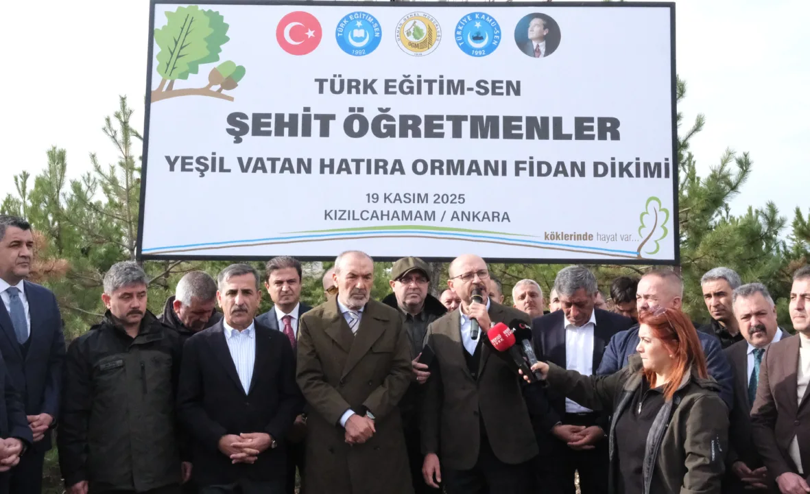 Şehit Öğretmenlere Yeşil Vatan Hatıra Ormanı