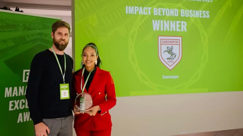 Samsunspor’a uluslararası iki ödül