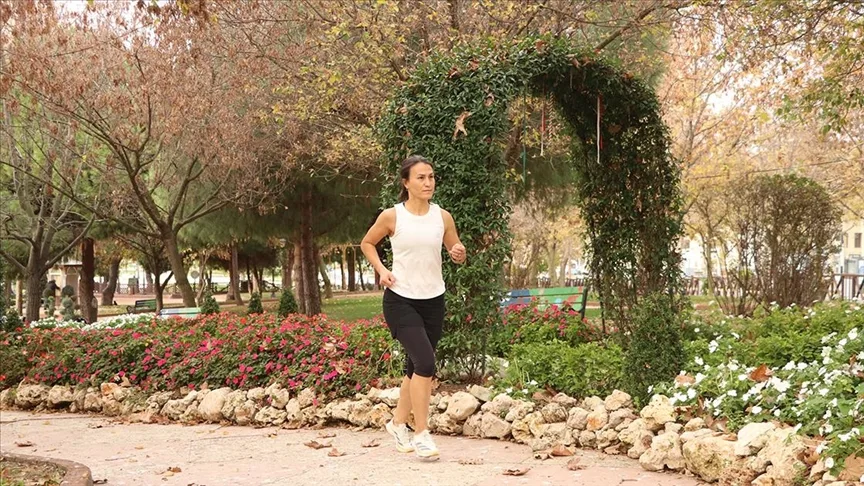 Ebru öğretmenin “uzun mesafe koşu” sevgisi