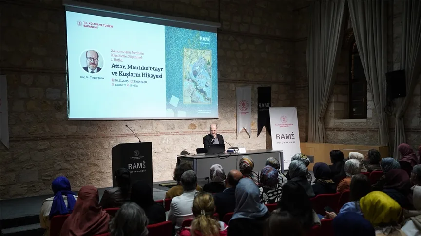 Rami Kütüphanesi’nde “Mantıku’t-Tayr ve Kuşların Hikayesi” konuşuldu
