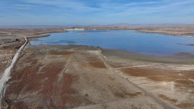 Koçhisar Barajı’nda kullanılabilir su seviyesi kuraklık nedeniyle yüzde 1’in altına düştü