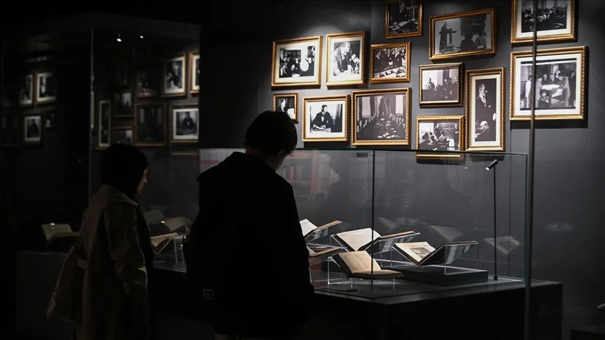 Cumhurbaşkanlığı Millet Kütüphanesi’nde “Atatürk’ün Kitap Dünyası” sergisi açıldı