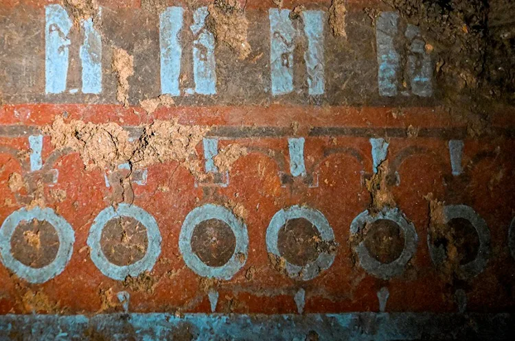 Urartuların yer altındaki gizemli yapısındaki duvar resimlerine özel koruma