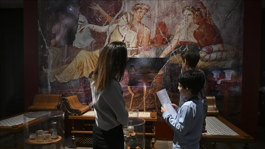 “Müzeyi Ele Geçirme Günü” kapsamında Erimtan Müzesini bir günlüğüne çocuklar yönetti