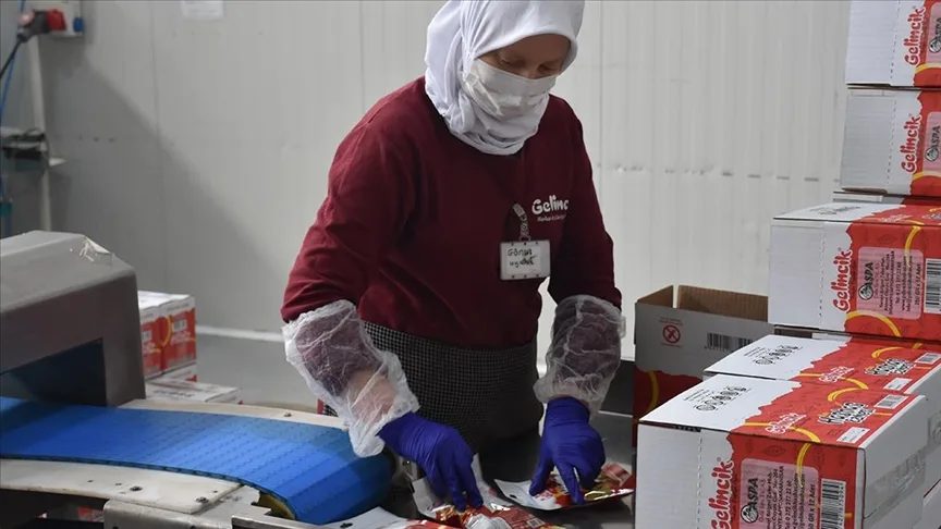 Devlet desteğiyle üretim kapasitesini artıran şirket, leblebi kremasını yurt dışına gönderiyor