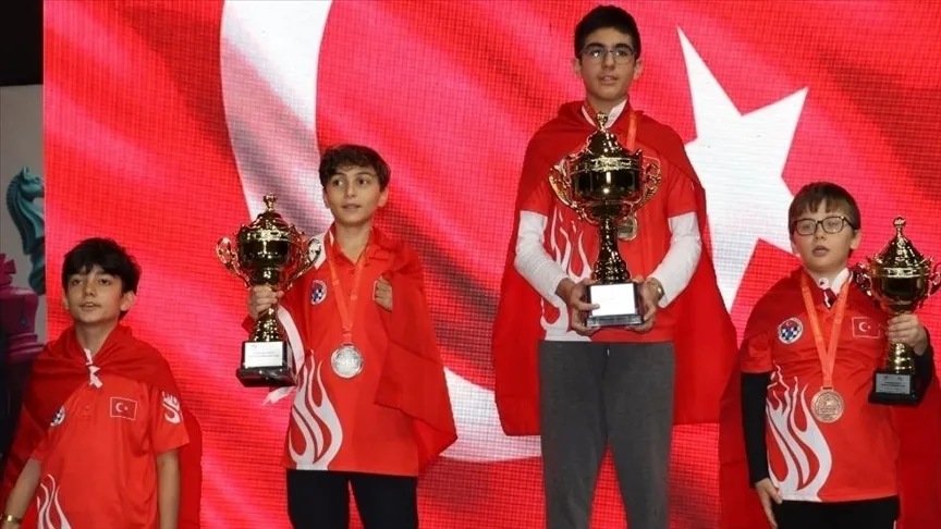 Genç satranççılar, Avrupa Yaş Grupları Şampiyonası’nda 4 madalya kazandı
