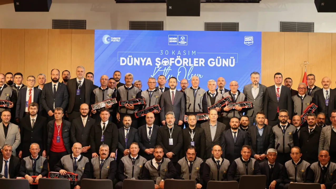 KONYA BÜYÜKŞEHİR “30 KASIM DÜNYA ŞOFÖRLER GÜNÜ” KUTLAMA PROGRAMI DÜZENLEDİ