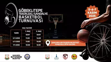 Şanlıurfa’da 1. Göbeklitepe Tekerlekli Sandalye Basketbol Turnuvası