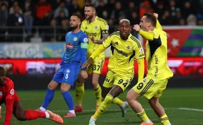 Fenerbahçe Rize’de 5 golle geri döndü!.. derbiye namağlup gitmeyi başardı.