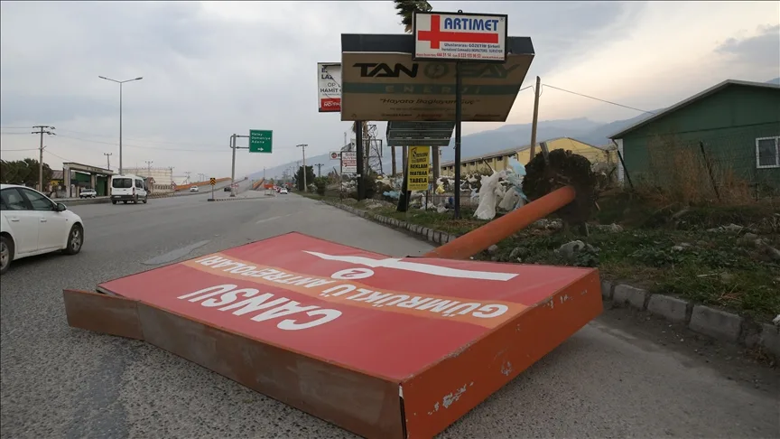 Hatay’da fırtına etkili oluyor