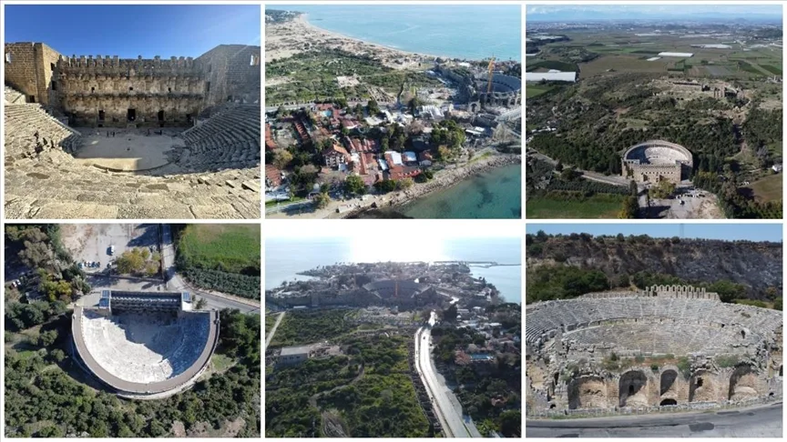 Antalya’nın kültür hazineleri anıtsal antik tiyatrolar tarihe tanıklık ediyor