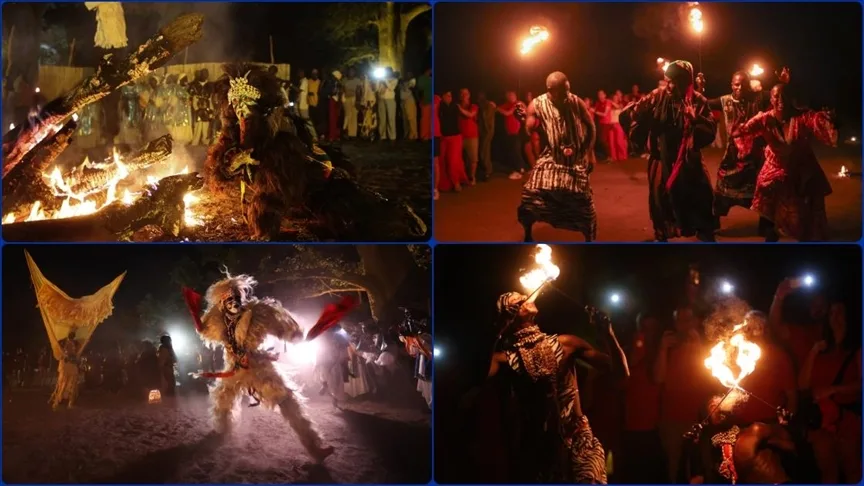 Senegal’de geleneksel perküsyonlar ve mistik karakterler baobab ormanında buluştu