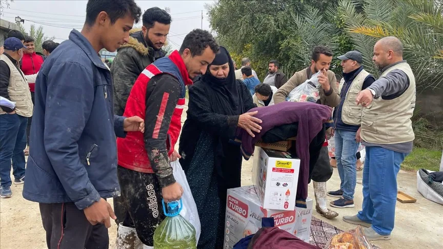 Kerkük’teki sel mağdurları için yardım kampanyası düzenlendi