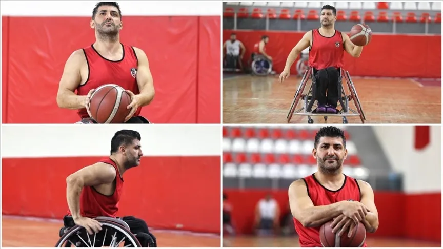 Milli basketbolcu Selim Sayak, tekerlekli sandalyede elde ettiği başarılarla gençlere ilham oluyor