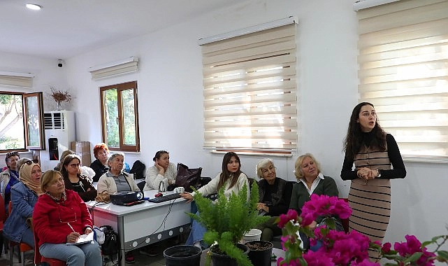 Büyükşehir’den yaş almış bireylere evde çiçek yetiştiriciliği eğitimi
