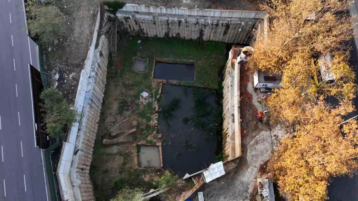 Beşiktaş’taki Kazı Alanı Göle Döndü