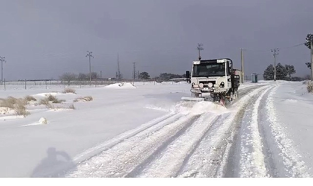 Osmangazi’nin Yüksek Kesimlerinde Kar Nöbeti