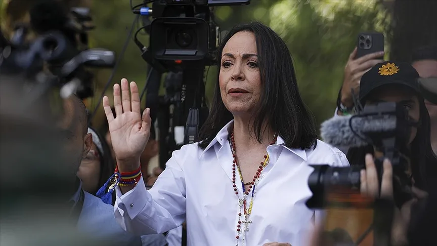 ABD Başkanı Trump, Venezuelalı muhalif lider Machado ile Beyaz Saray’da bir araya geldi