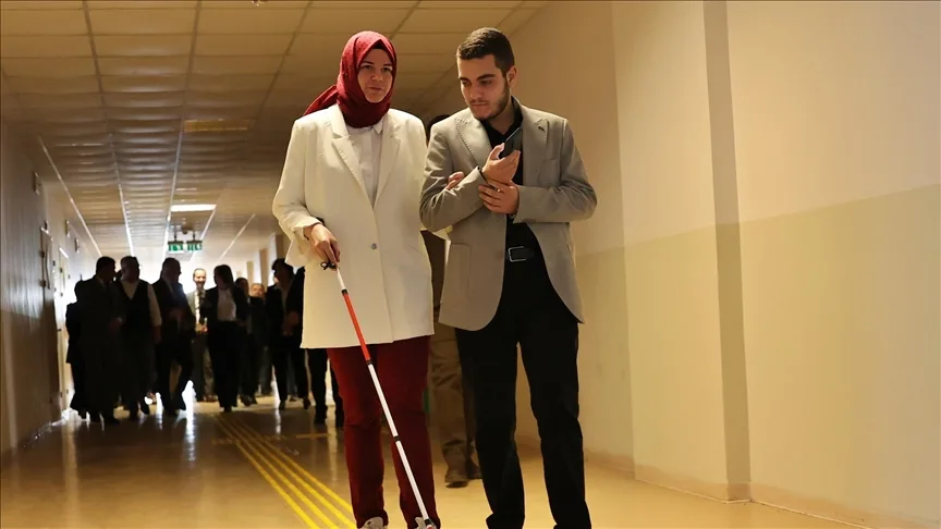 OMÜ’de görme engelliler için “Yapay Zeka Görme Engelli Asistanı” hizmete girdi