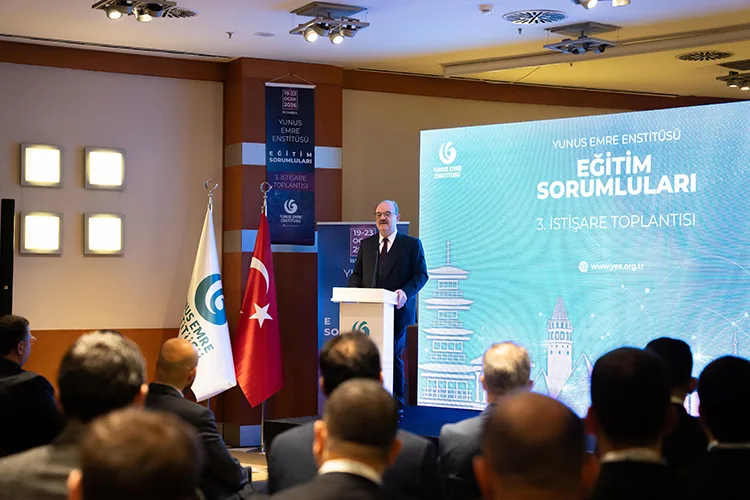 İstanbul’da düzenlenen “Yunus Emre Enstitüsü Eğitim Sorumluları 3. İstişare Toplantısı” başladı