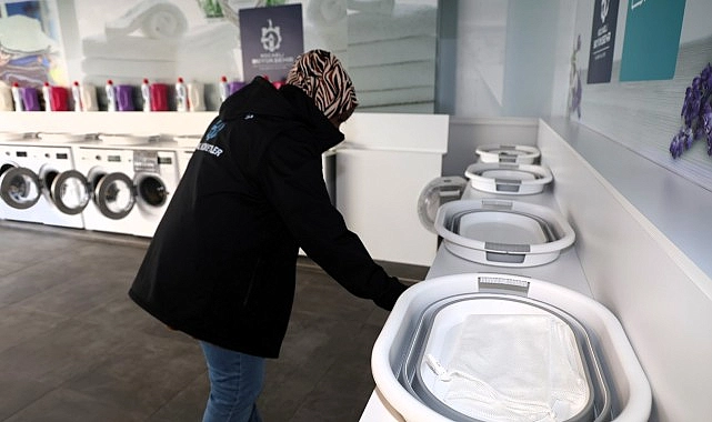 Büyükşehir’den mis gibi hizmet; yıka, kurut, ütüle