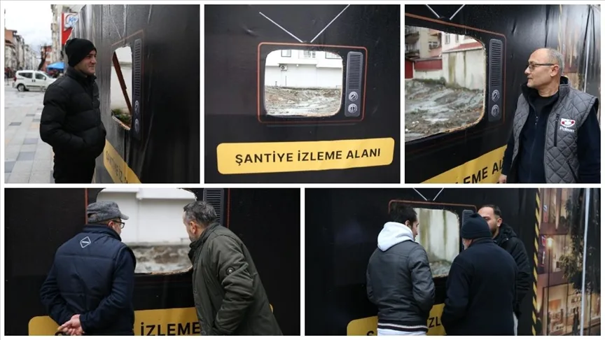 Ordu’da meraklıları için “şantiye izleme alanı” oluşturuldu