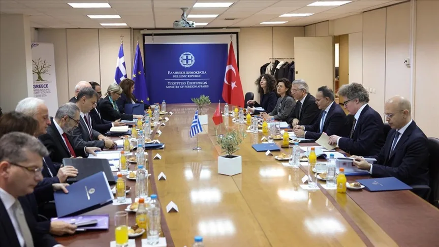 Atina’da Türkiye-Yunanistan Pozitif Gündem Ortak Eylem Planı’nın 9. tur görüşmeleri yapıldı