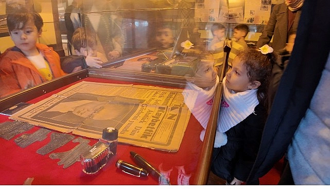 Çocuklardan Basın Müzesi’ne  ziyareti