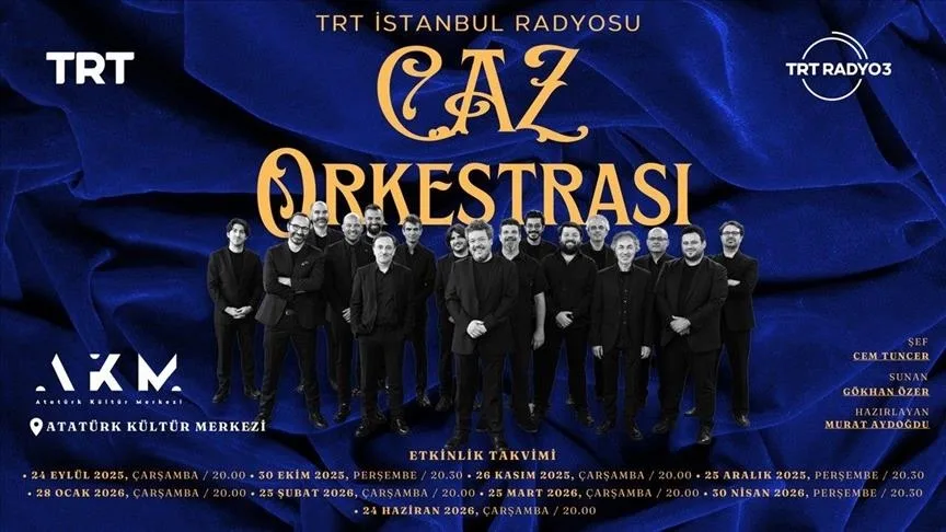 TRT İstanbul Radyosu Caz Orkestrası AKM’de konser verdi