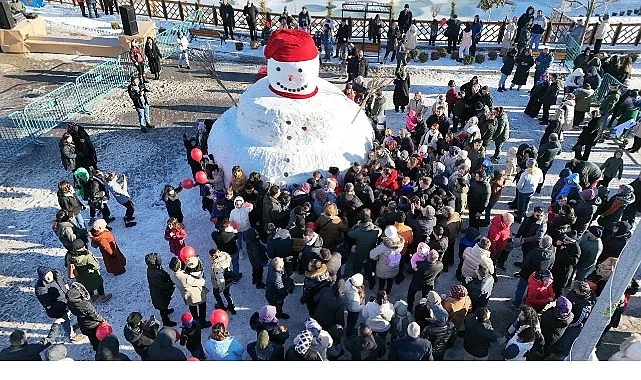 Kardan Adam Eğlencesinde Hem Eğlendik Hem Isındık