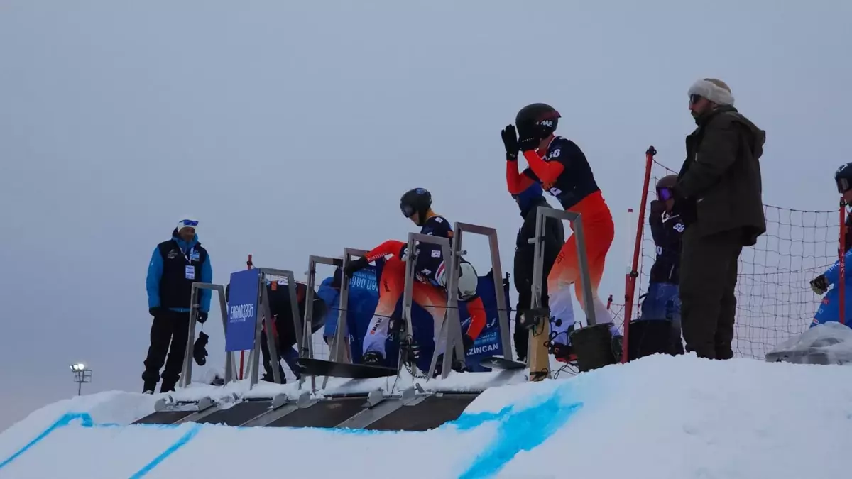 Erzincan’da Snowboard Cross European Cup 2026 Başladı