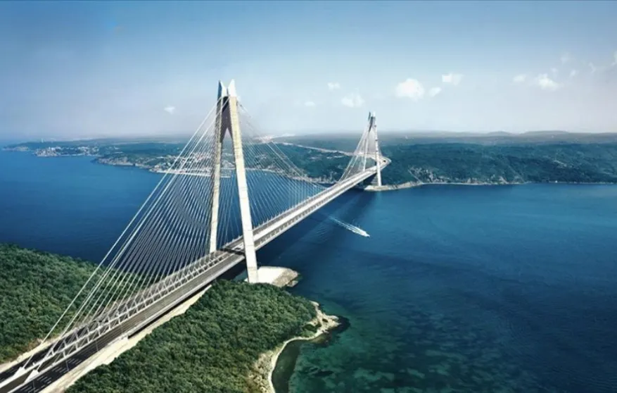 3. köprüden tren geçecek