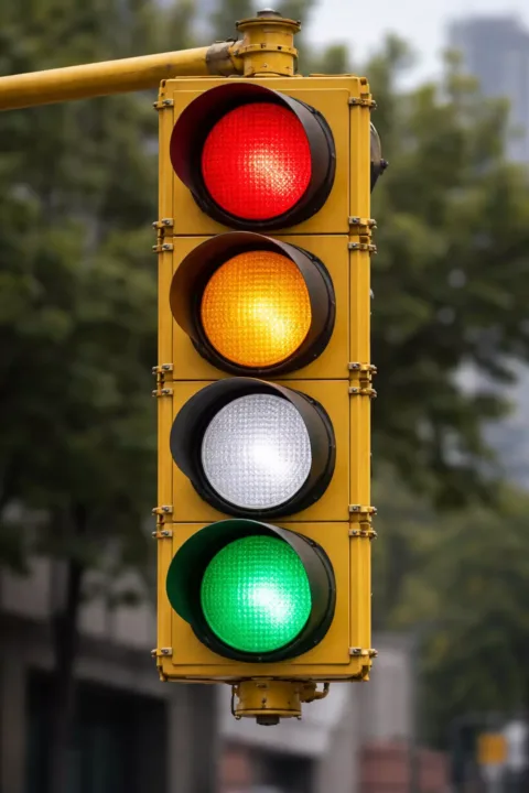 Trafik lambalarında dört ışıklı dönem..