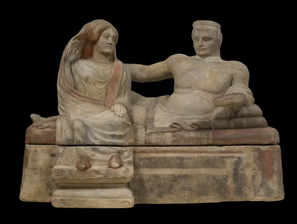 Etrüsk Gelin ve Damadı Yeniden Doğuyor