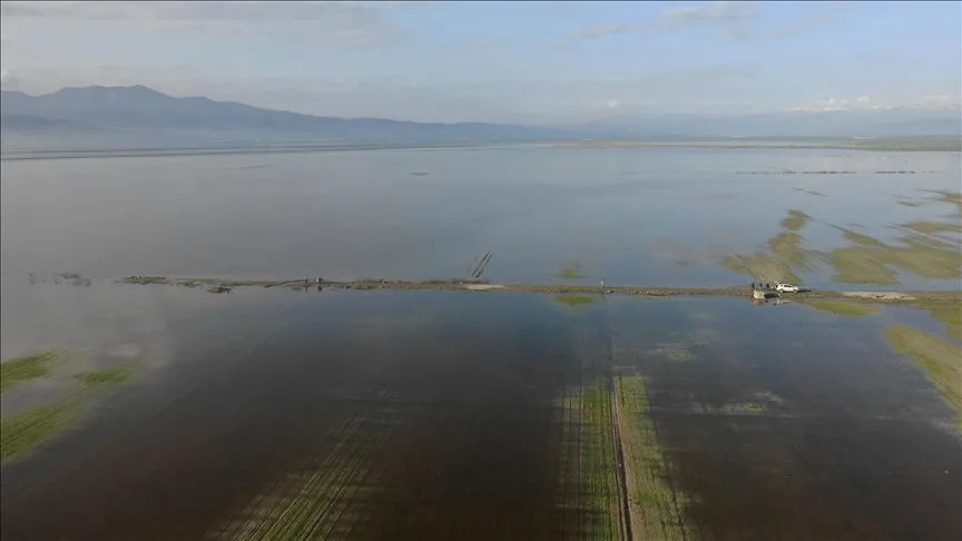 Kahramanmaraş’ta etkili olan yağışların ardından binlerce dönüm tarım arazisi su altında kaldı