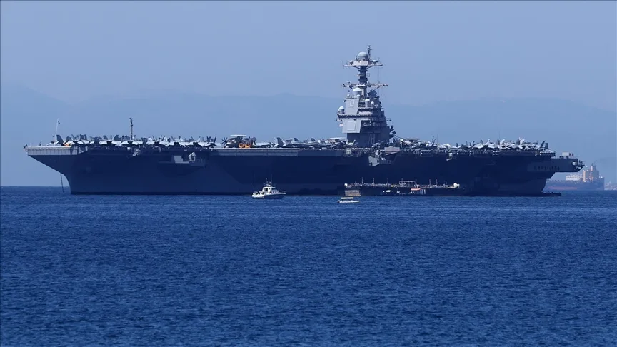 İran’la gerilimin ardından Trump’ın bölgeye gönderdiği ABD uçak gemisi Ford, Cebelitarık Boğazı’nı geçti