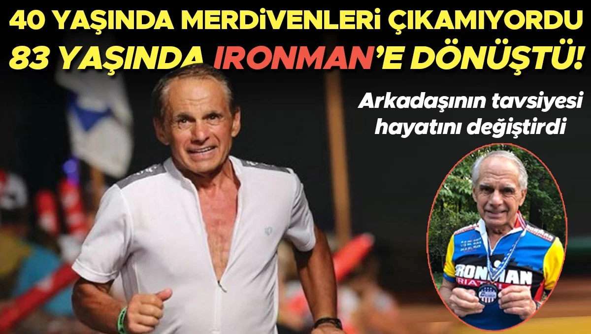 40 yaşında merdivenleri çıkamıyordu, 83 yaşında ‘Ironman’e dönüştü!