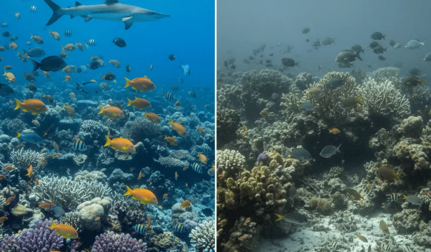 Karayip resiflerinde besin zinciri kısalıyor