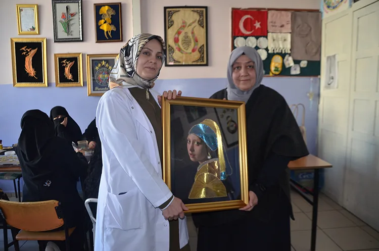 Kanseri yenen kadın mesleki kurslarla hayata tutundu