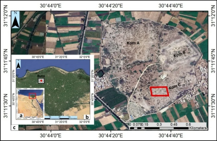 Uydu Görüntüleri Mısır’ın Nil Deltası Altında 2.600 Yıllık Gizli Bir Yapıyı Ortaya Çıkardı