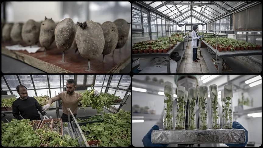 Erzurum’da yerli patates çeşitleri 20 yıllık bilimsel çalışmalarla geliştiriliyor