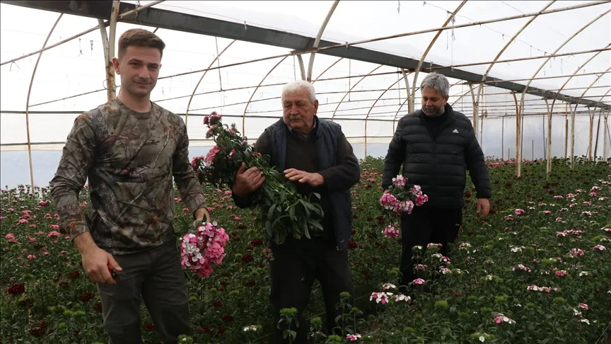 Yalova’da dört kuşaktır sürdürülen çiçekçilik torunlarla devam ediyor