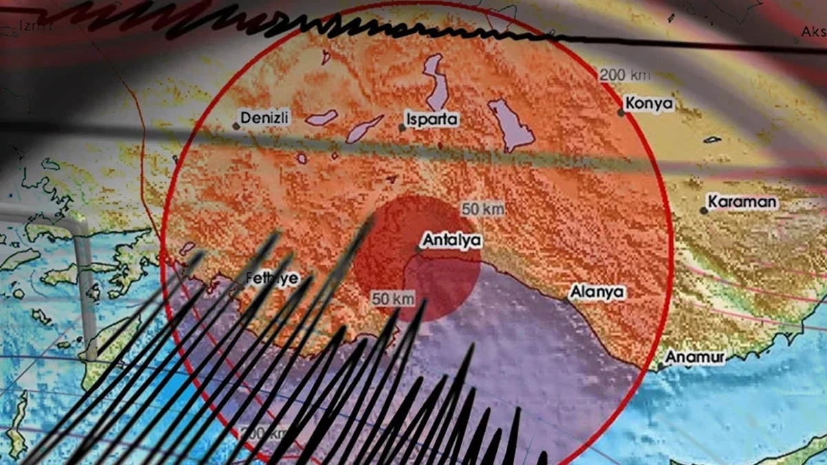 Faylar beşik gibi!.. Antalya 4.1 ve 4,2’ile iki kez sarsıldı..