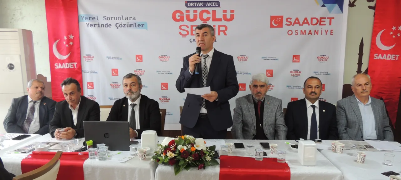 Saadet Partisi Osmaniye İl Başkanlığı Tarafından “Ortak Akıl Güçlü Şehir Çalıştayı” Düzenlendi
