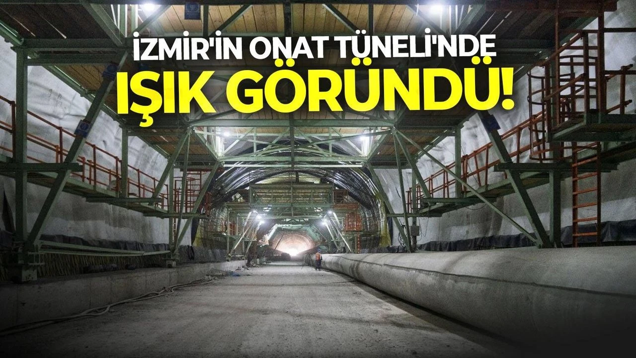 Onat Tüneli’nde çalışmalar sürüyor