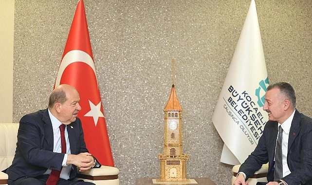 Ersin Tatar, Başkan Büyükakın’a konuk oldu