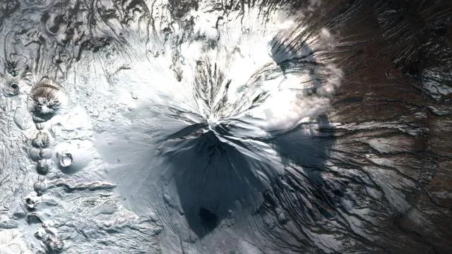 MSB, Ağrı Dağı’nın Göktürk-2B uydusuyla çekilen fotoğrafını paylaştı